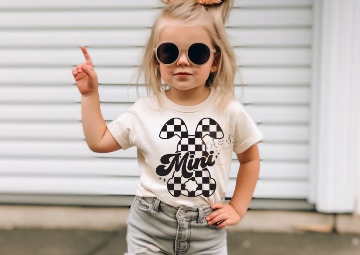 Mini Checkered Bunny