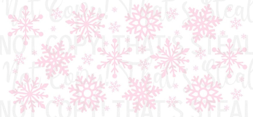Pink Snowflakes