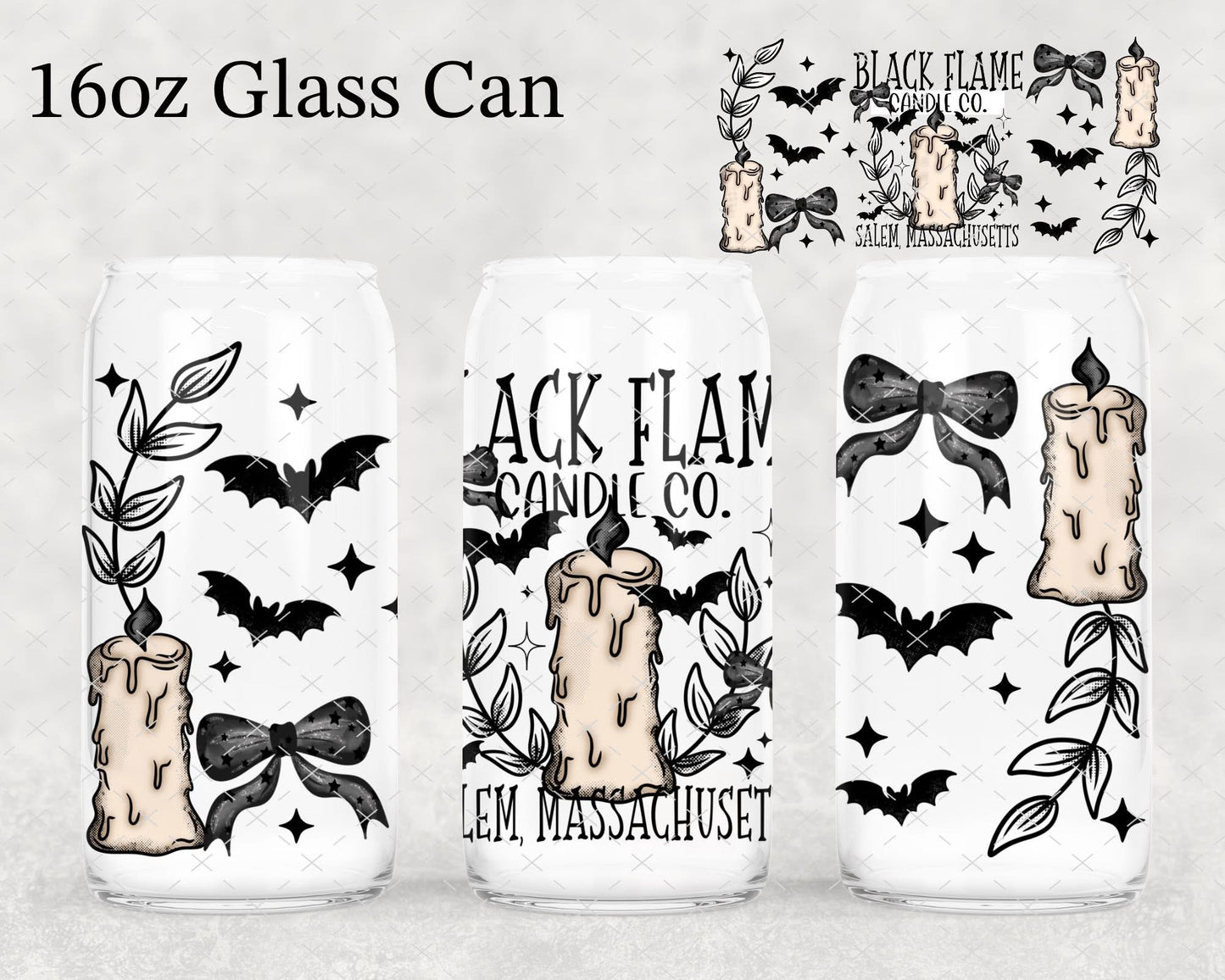 Black Flame Candle Co Cup