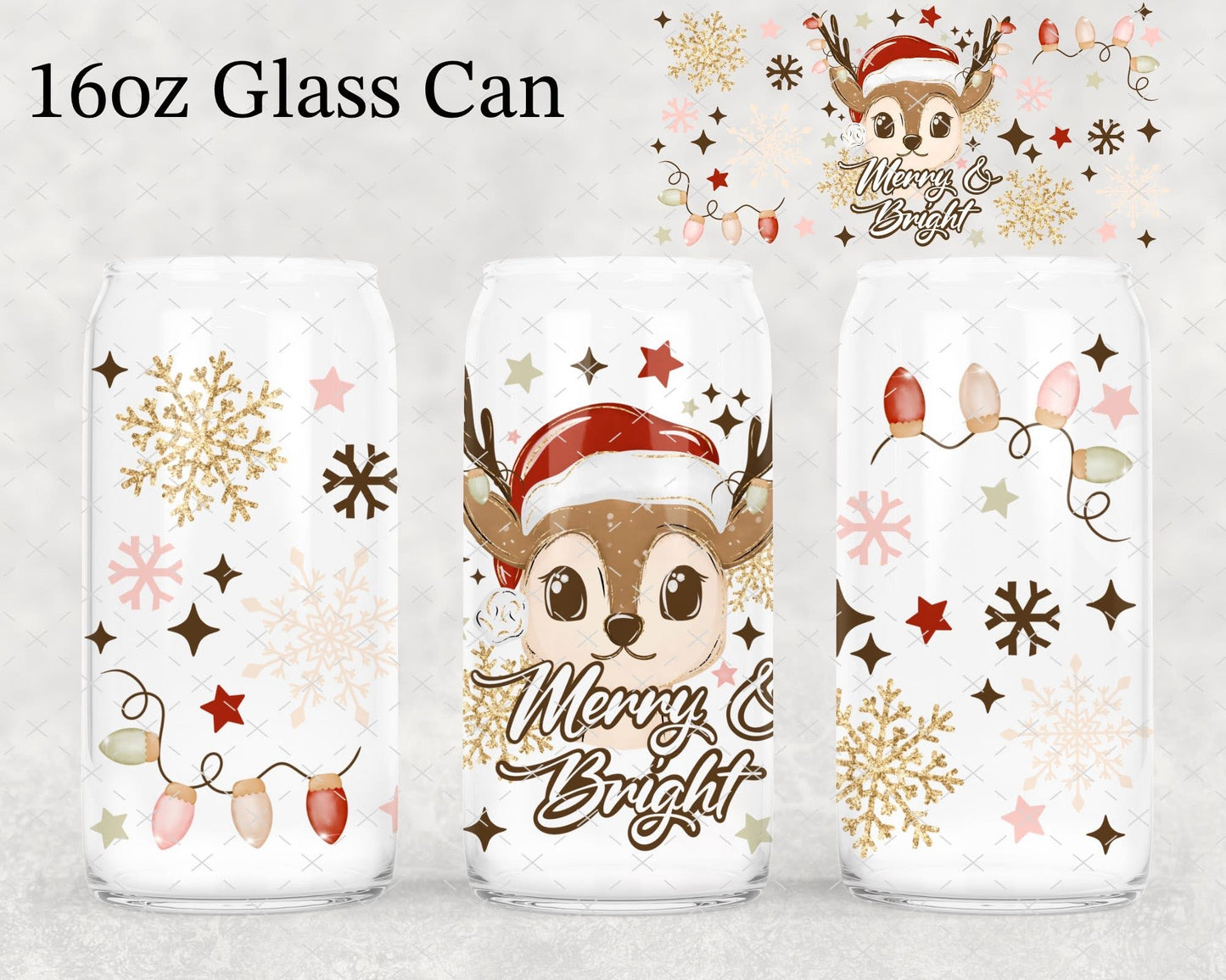 Merry & Bright Deer Cup