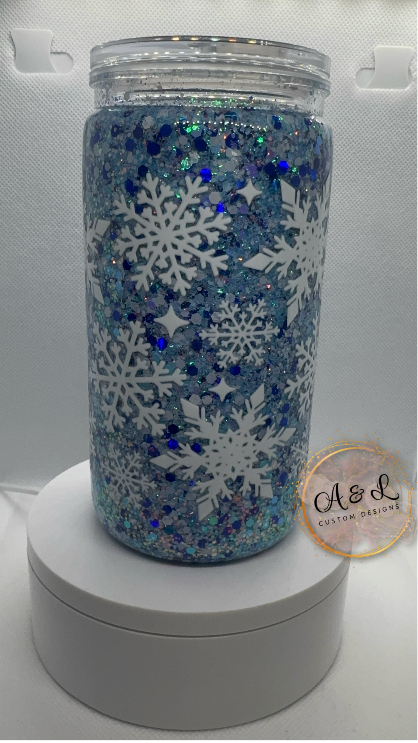 Blue Snowflake Cup