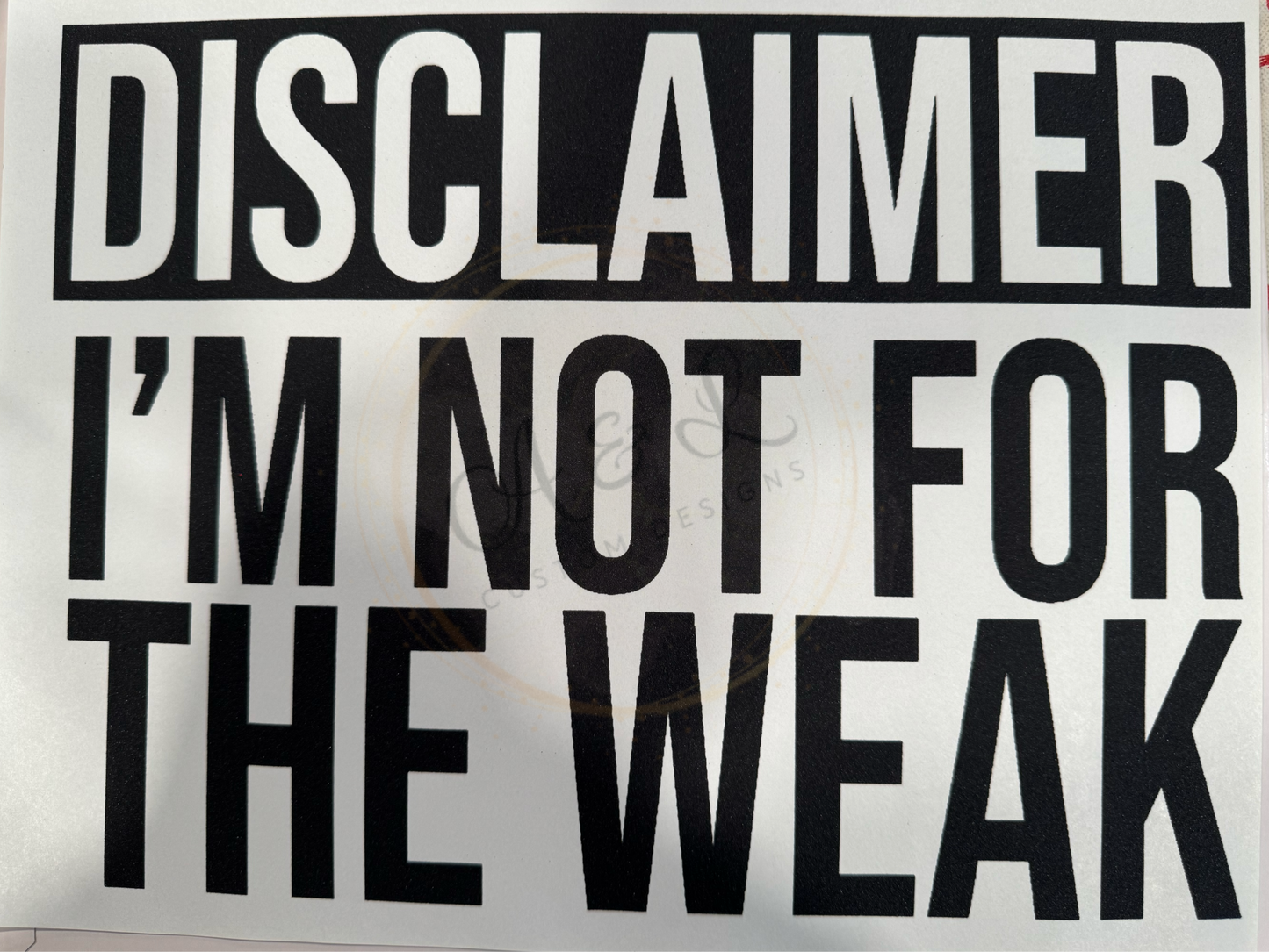 Disclaimer: I'm not for the weak