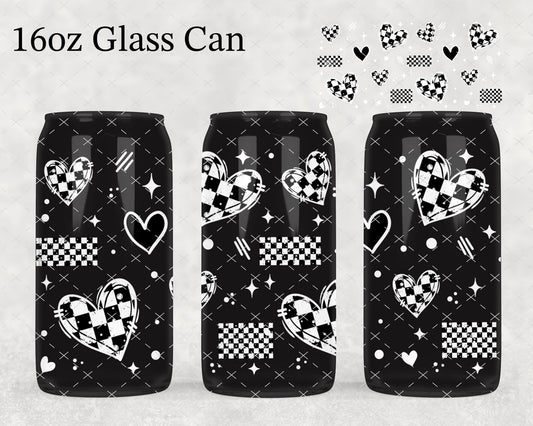 Checkered Hearts Cup